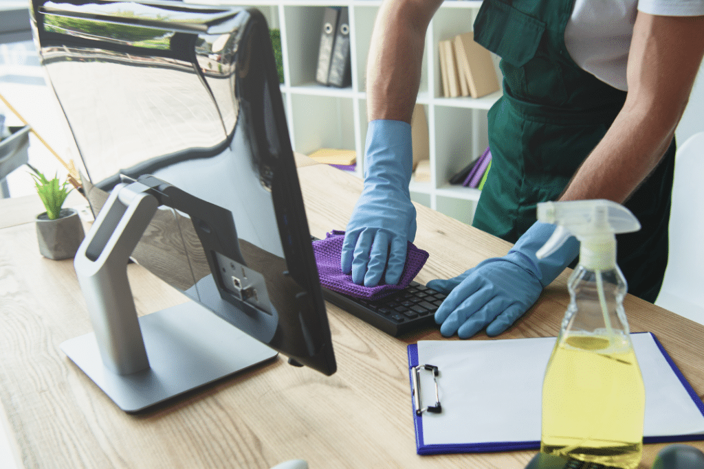 Cleaning hacks for office productivity